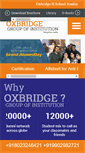 Mobile Screenshot of oxbridgecollege.in